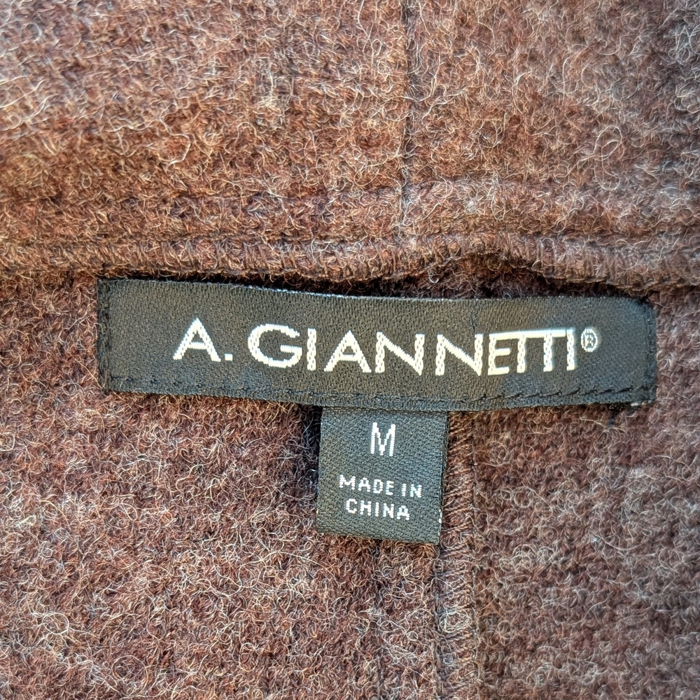 Brown Sleeveless Ruffle Cardigan - Picture 4 of 8